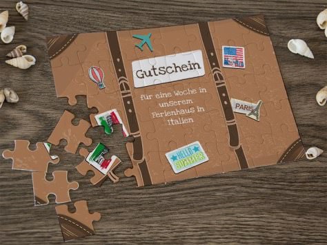 Foto-Puzzle Gutschein