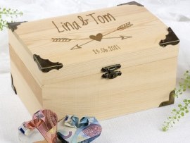 Schatztruhe Geldgeschenk zur Hochzeit
