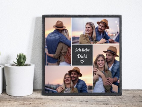 Schieferplatte für den Partner