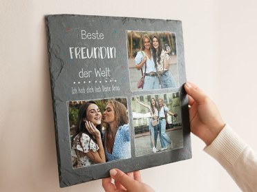 Schieferplatte Liebe