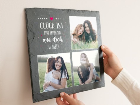 Schieferplatte Freunde