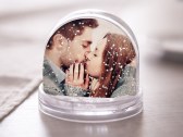 Foto-Schneekugel
