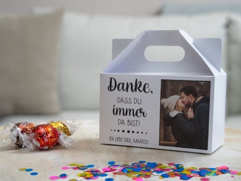 Personalisierte Süßigkeitenbox