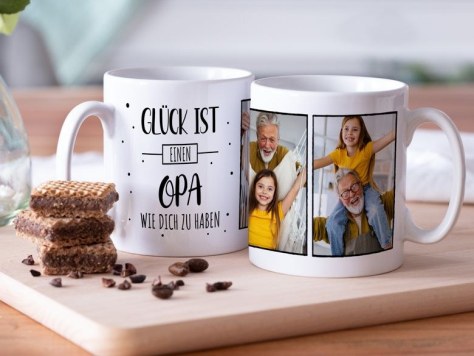 Fototasse Opa