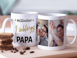 Fototasse für Papa