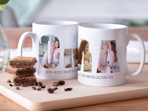 Fototasse für Oma