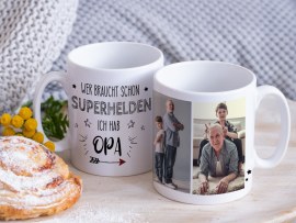 Fototasse für Opa