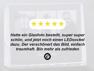 Trusted Shops Bewertung Glasfoto 1