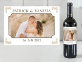 Personalisiertes Weinetikett