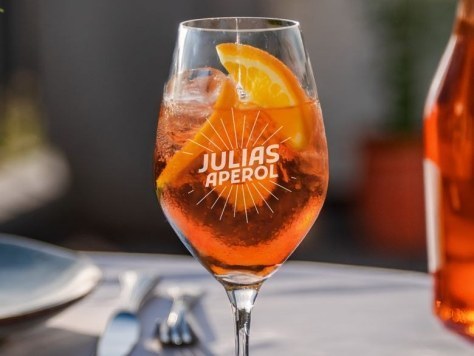 Aperol-Glas mit Gravur