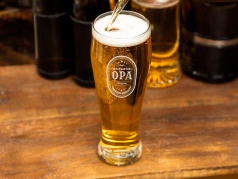 Weizenbierglas mit persönlicher Gravur