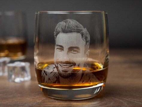 Whiskyglas mit Foto