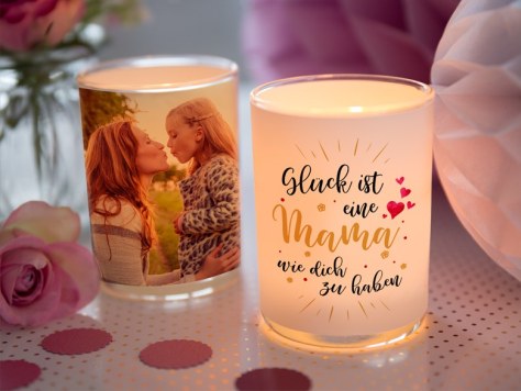 Windlicht Mama