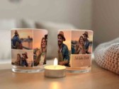 Windlicht mit Foto