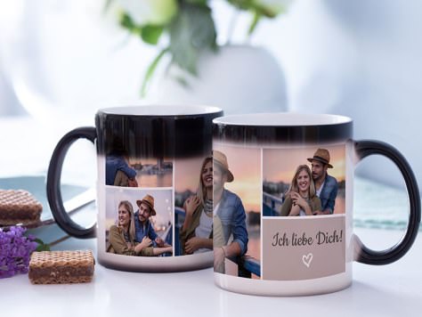 Zaubertasse zum Valentinstag