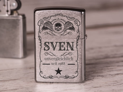 Zippo Feuerzeug mit Name