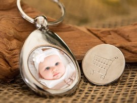 Schlüsselanhänger zur Taufe