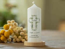 Kerze als Taufgeschenk