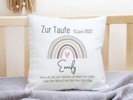 Kissen als Taufgeschenk