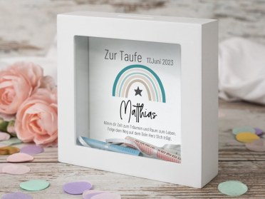 Bilderrahmen-Spardose