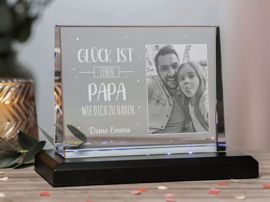 Glasfoto Papa