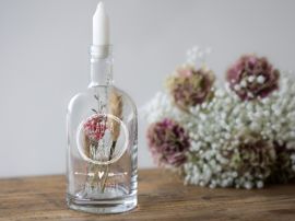 Gravierte Flasche zur Hochzeit