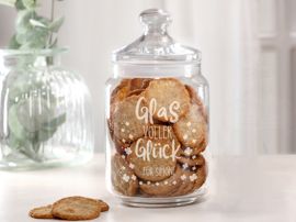 Keksglas mit Gravur