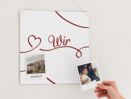 Personalisierte Magnettafel