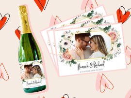 Sektetikett Valentinstag