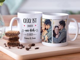 Fototasse Valentinstag