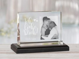 Glasfoto als Valentinsgeschenk für Männer