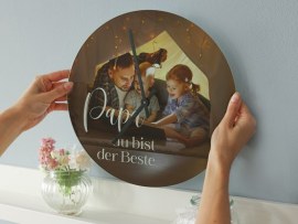 Fotouhr zum Vatertag