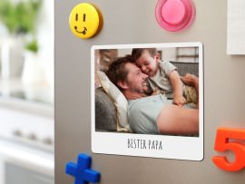 Retro-Magnete mit Foto