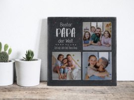 Schieferplatte für den besten Papa