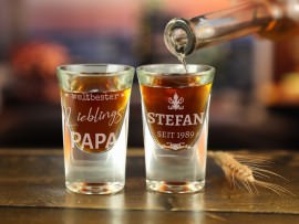 Schnapsglas für Papa