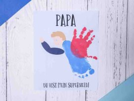 Bild von Kindern zum Vatertag