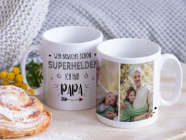 Superhelden-Tasse für Papa