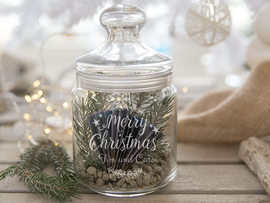 Keksglas Geldgeschenkverpackung Weihnachten