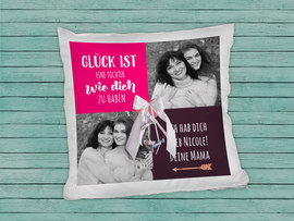 Kissen als Geldgeschenk zu Weihnachten
