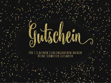 Weihnachtsmotiv Gutschein