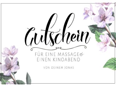 Gutscheinvorlage
