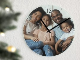 Fotouhr Geschenkidee Weihnachten