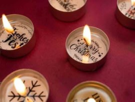Teelichtbotschaften Weihnachten