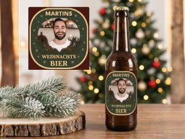 Personalisierte Bieretiketten Wichtelgeschenk