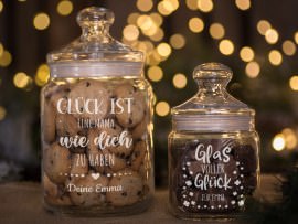 Graviertes Süßigkeitenglas