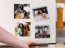 Retromagnet mit Foto