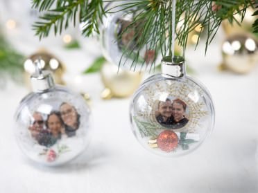 Weihnachtskugel als Wichtelgeschenk